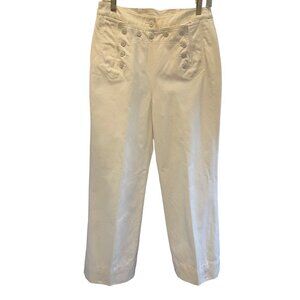 Lauren Jeans Ralph Lauren womens wide leg pants   sailor style size 4